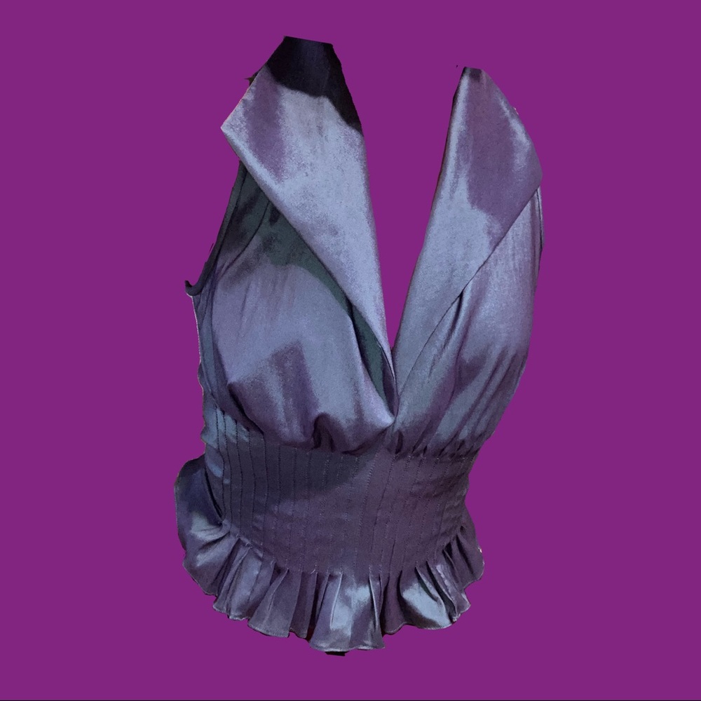 Vintage purple disco blouse💜